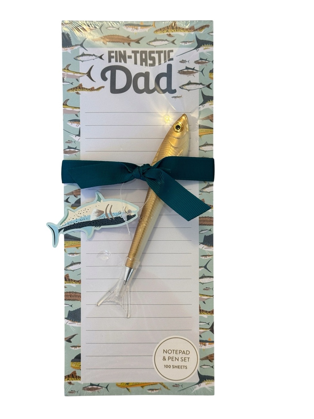 Fin-tastic Dad Notepad & Pen Set NIP